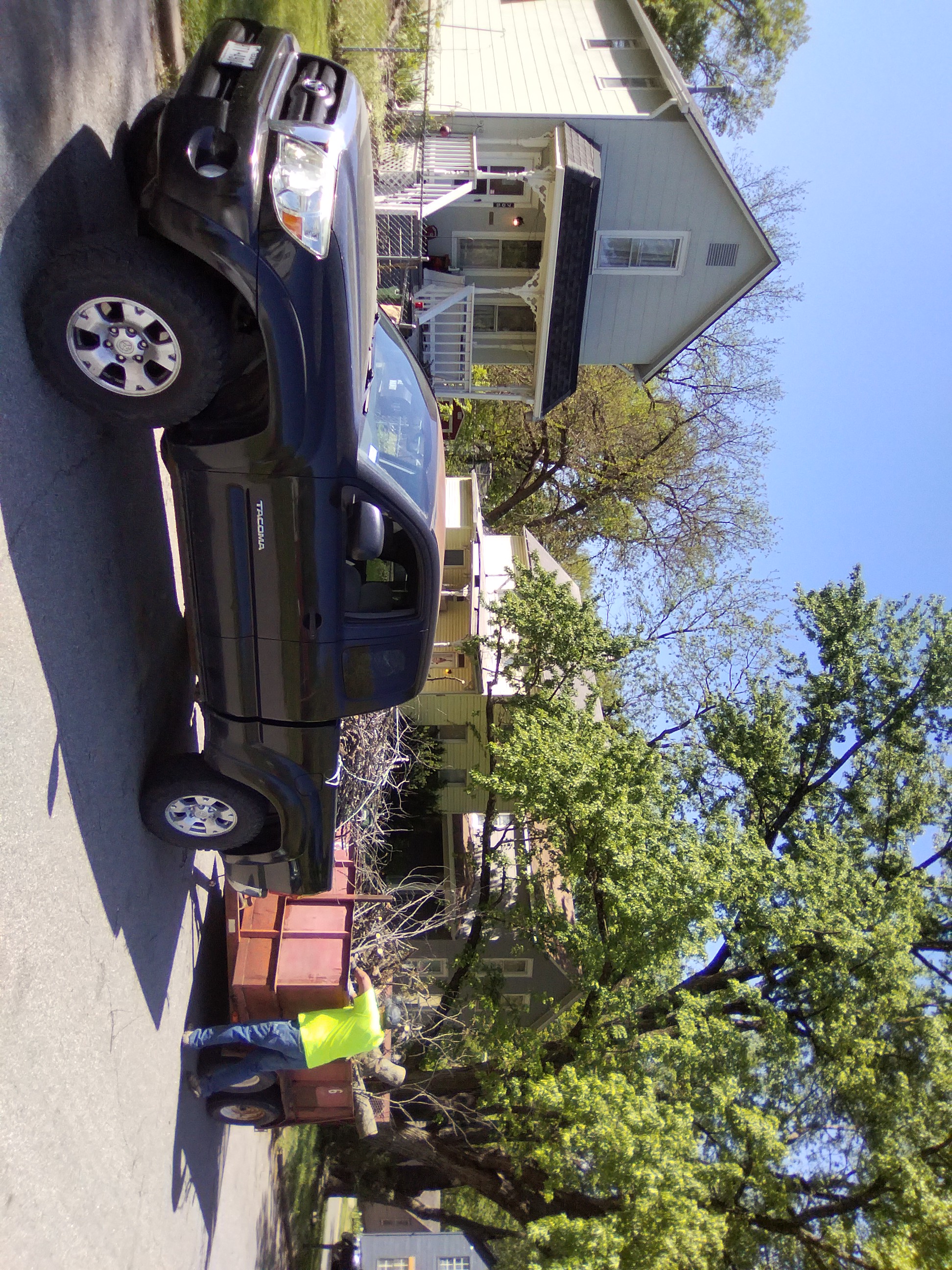 Yard cleanup with debris removed and property cleared